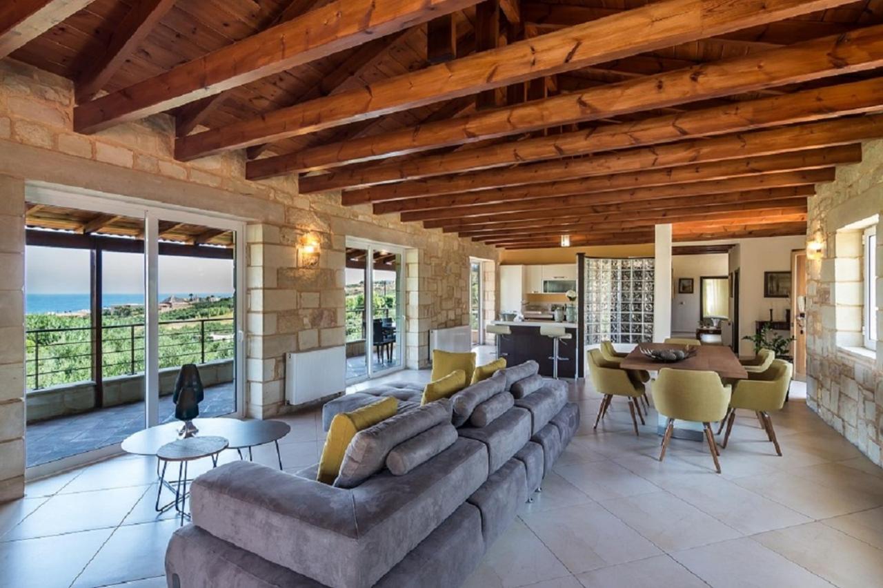 Villa Chara Chania Agia Marina Exteriör bild